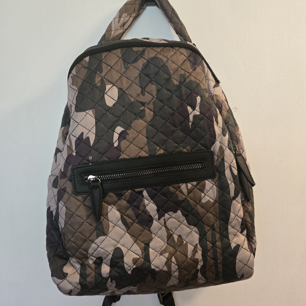 Urban Expressions Camouflage Quilted Backpack